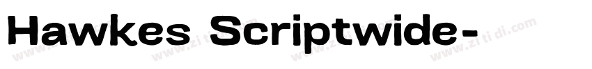 Hawkes Scriptwide字体转换